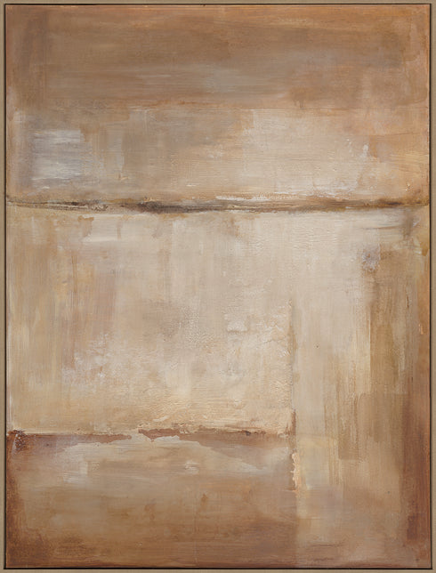 Glint, Painting, H120xW90xD3,8cm, Rusty/Russet