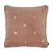 Pillow in Dirty pink color with Gold embroidery