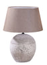 Nestle, Lamp base, dia29,5xH41,5xW29,5cm, Grey (grå)Metallic/Natural Grey/Silver