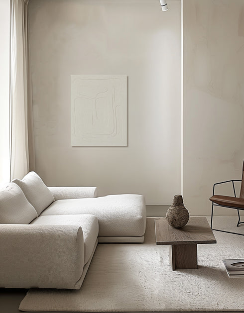 April, 3D, Foam, H100xW80cm, Warm White