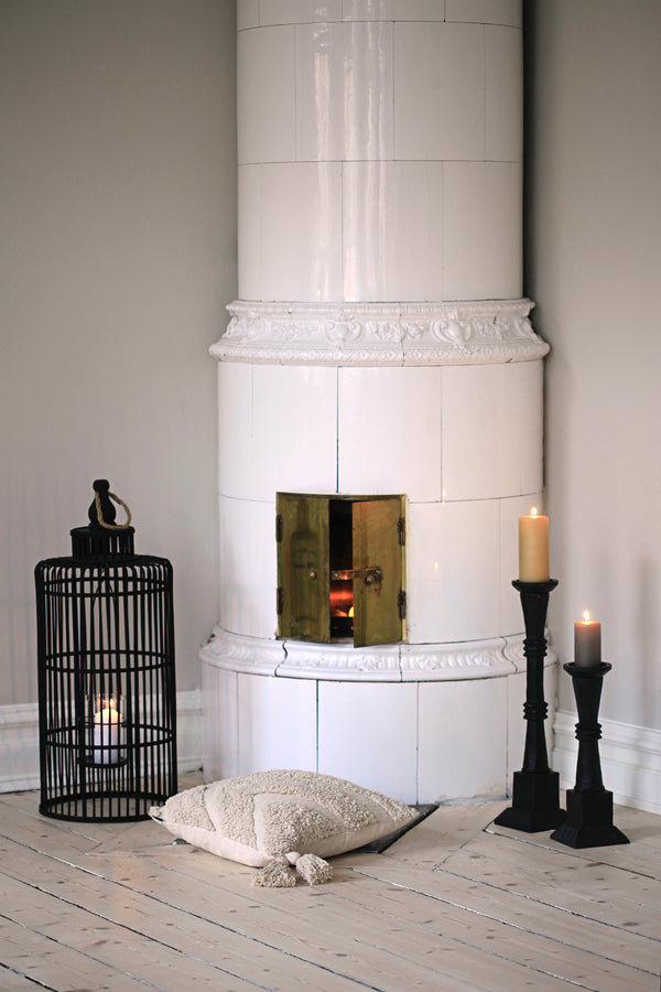 Colosso, Candle Holder, H37xW12xD12cm, Black Styled