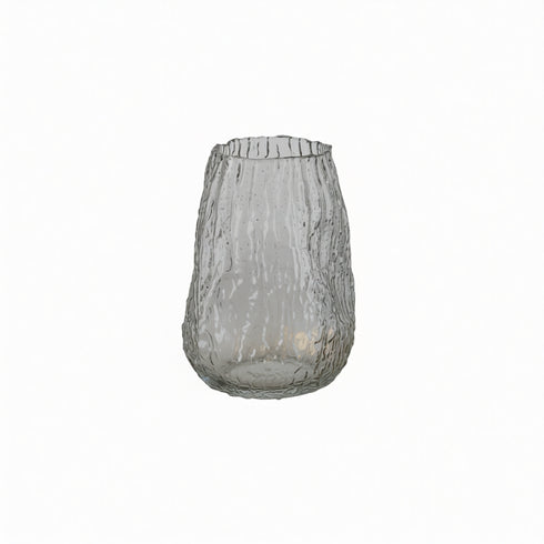 Lotus, Vase, dia15xH20cm, Grey