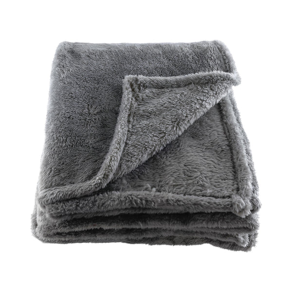 Dreamy, Throw, L150xW130cm, Grey Styled