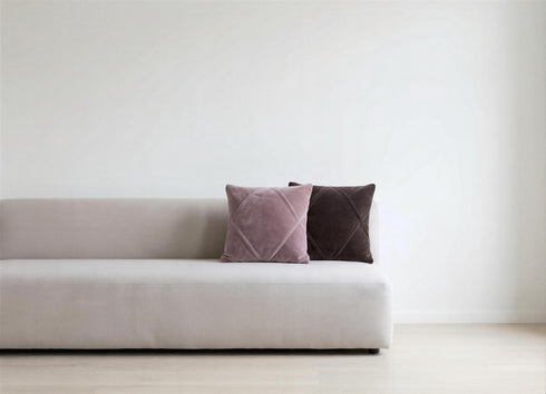 Malva, Cushion Cover, H50xW50cm, Dark Taupe
