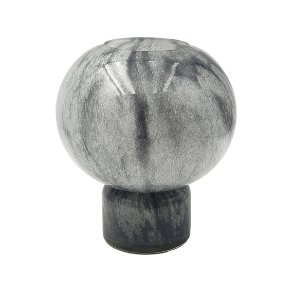 Limbo, Vase, dia22xH24.5cm, White/Black