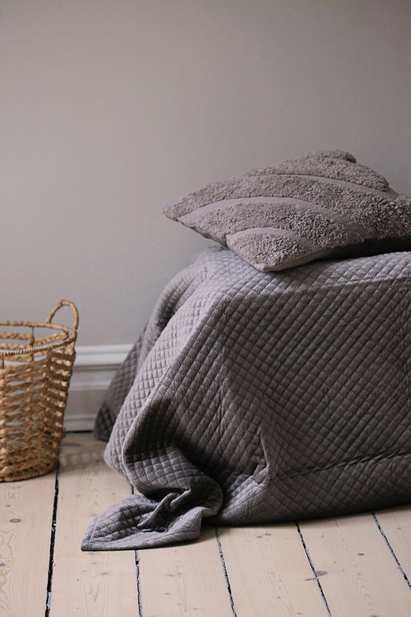 Devine, Bedspread, W195xL245 cm, Grey Styled
