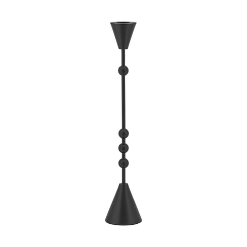 Bolly, Candlestick, dia6xH33cm, Black