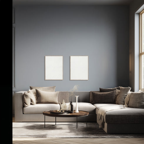 North, Painting, H80xW60xD2,8cm, Off white /Antique White