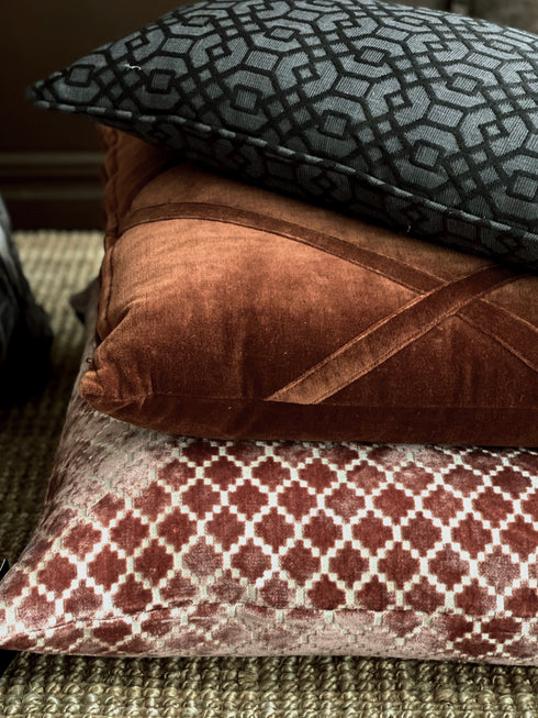 Malva, Cushion Cover, H50xW50cm, Cognac