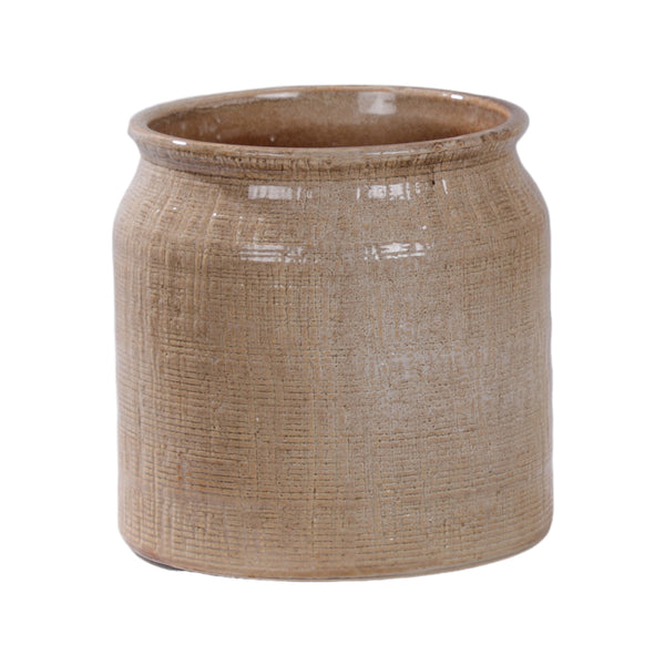Rockland, Pot, dia19.5xH19xW19.5cm, Beige