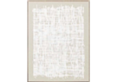 Haze, 3D, Foam, H120xW90xD3,8cm, White/White Washed