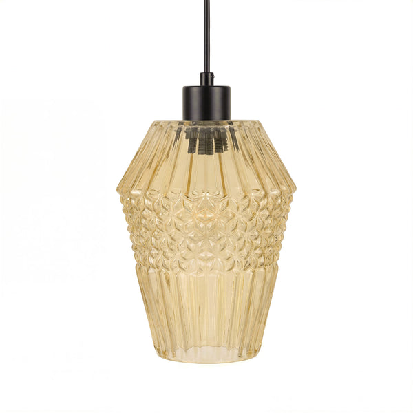 Enzo, Lamp, dia22xH31,5cm, Brown