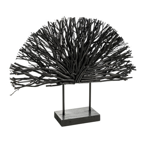 Marty, Decoration, H51xW65xD12 cm, Black