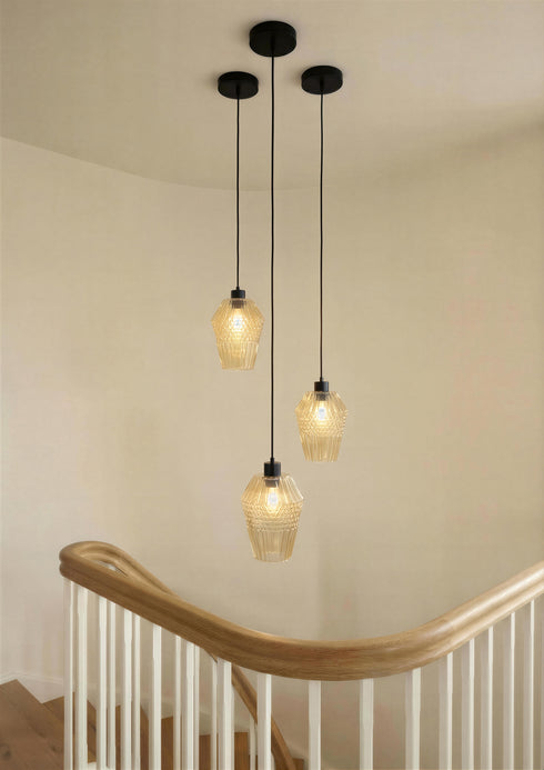 Enzo, Lamp , dia17,5xH26cm, Brown