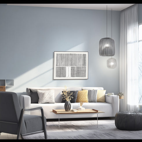 Rondo, Painting, H100xW80xD3,8cm, Grey