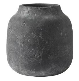 Alesso, Pot, dia19xH20cm, Black