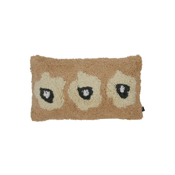 Poppy, Cushion Cover, H30xW50cm, Burned Yellow/Soft Yellow/Forest Green/White