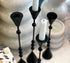 Bolly, Candle stick, dia6xH28cm, Black