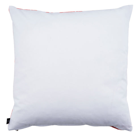 Helix Cushion Cover, Dusty Coral/White