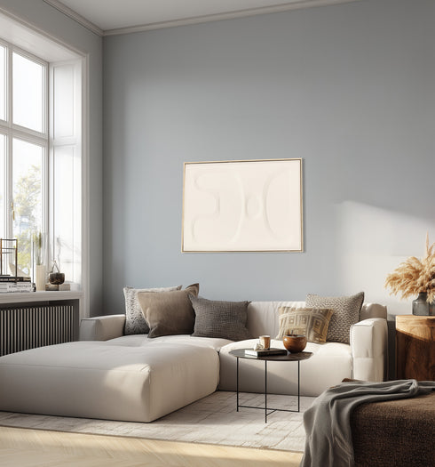 Elena, 3D, PaperXPaint, H70xW50xD3,8cm, Off white, vit