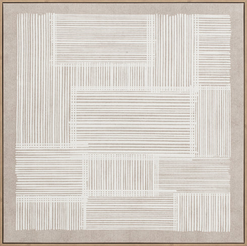 Peace, 3D, Foam, H90xW90xD3,8cm, White/White Washed