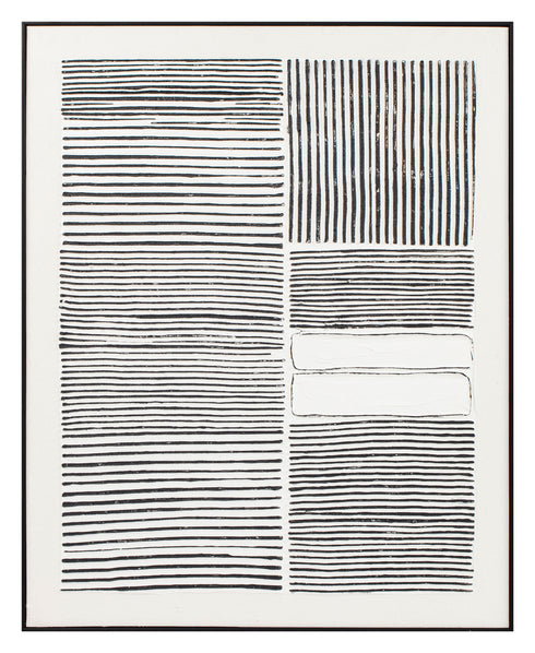 Rondo, Painting, H100xW80xD3,8cm, Grey