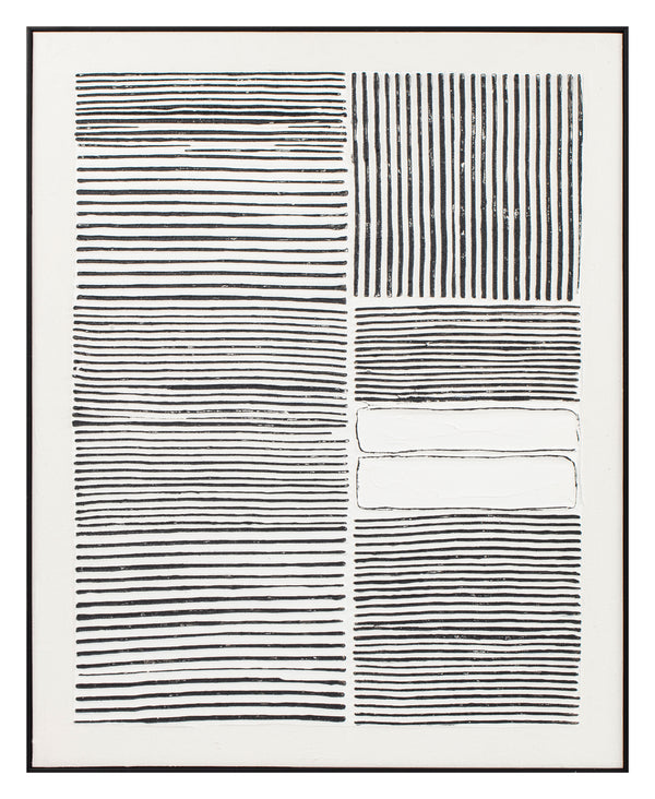 Rondo, Painting, H100xW80xD3,8cm, Grey