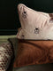 Ladybug, Cushion Cover Cover, H30xW50cm, Dusty Pink, Piping Styled