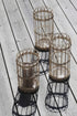 Braided, Lantern, H29xD14cm, Natural Brown