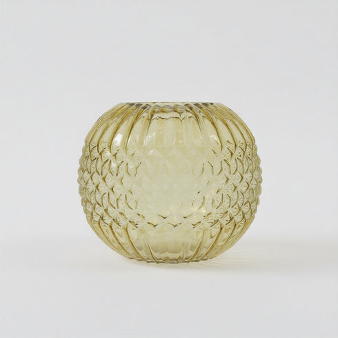 Rizz, Vase, dia25xH20cm, Brown