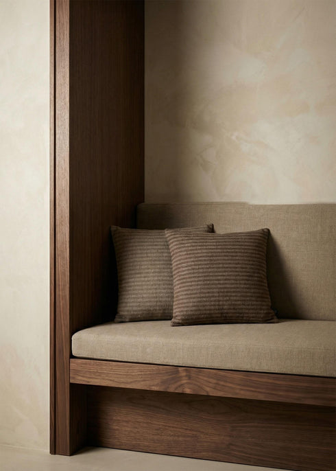 Ease, Cushion cover, L45xW45cm, Dk.Coffe
