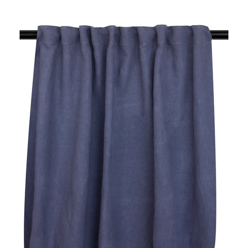Lily, Curtain, 132x250 cm, Vintage Indigo, MuLightiband, Unhemmed