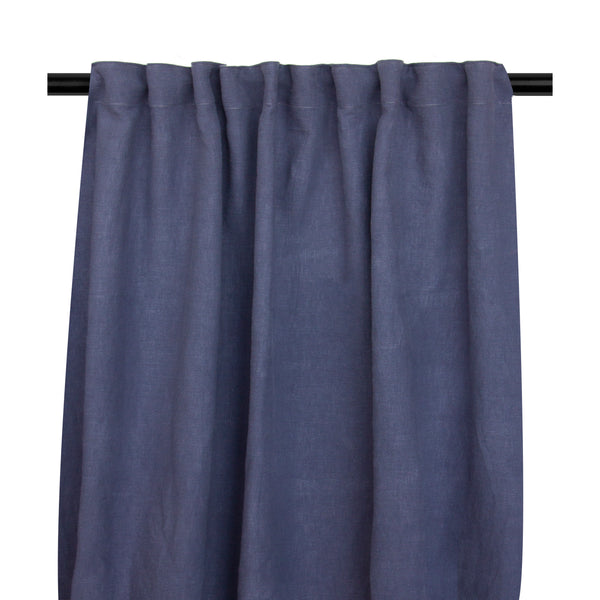 Lily, Curtain, 132x250 cm,  Vintage Indigo, MuLightiband, Unhemmed