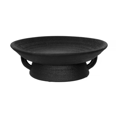 Crafted, Platter, dia36xH11cm, Black