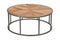 Maison, Round Coffe Table, dia100xH40cm, Solid Pine Parquet