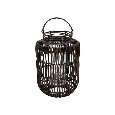 Trace, Lantern, dia26xH41.5cm, Brown