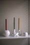 Globe, CandleHolder, dia9xH7.7cm, White Styled