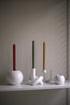 Globe, CandleHolder, dia15xH12.1cm, White