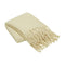 Nomad, Throw, H150xW130cm, Eggshell, Fringes Styled