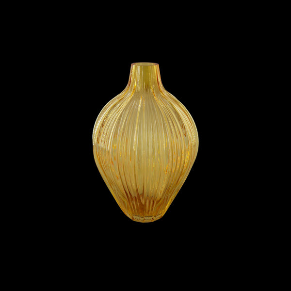 Grace, Vase, dia18,2xH27cm, Brown (brun)/Genuine Brown/Natural Brown