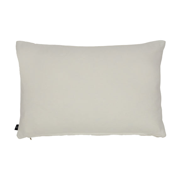 August, Cushion Cover, H40xW60cm, Natural Beige/Sky Blue/Maroon