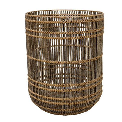 Fold, Basket, dia44/36/30xH50/45/40cm, Brown