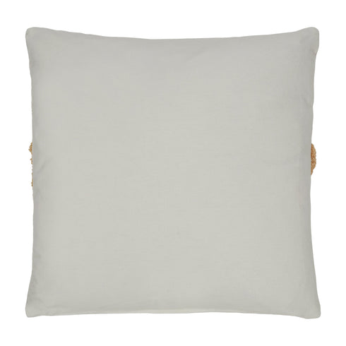 Poppy Cushion Cover, Natural Beige/Sky Blue/Burned Yellow/White
