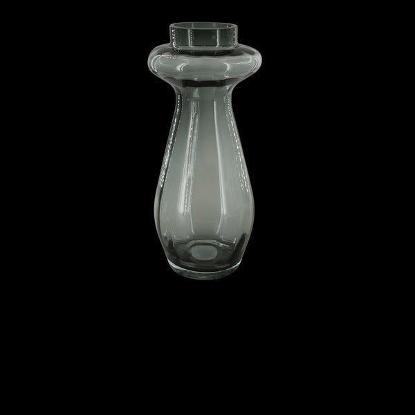 Belle, Vase, dia12xH29cm, Dark Grey (mörkgrå)/Elephant Grey/Dk Grey Melange