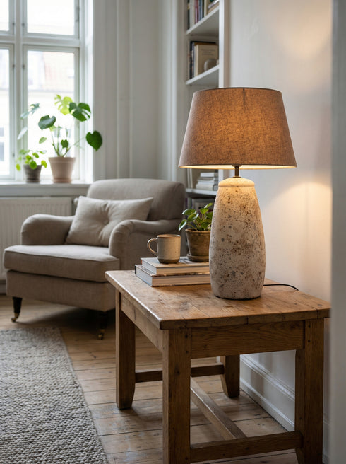 Glimt, Lamp base, dia21.5xH61cm, Grey