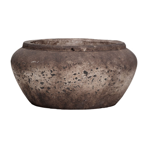 Athena, Pot, dia28xH15cm, Brown