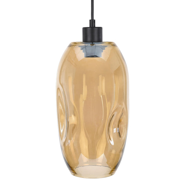 Wave, Lamp, dia17xH35cm, Brown