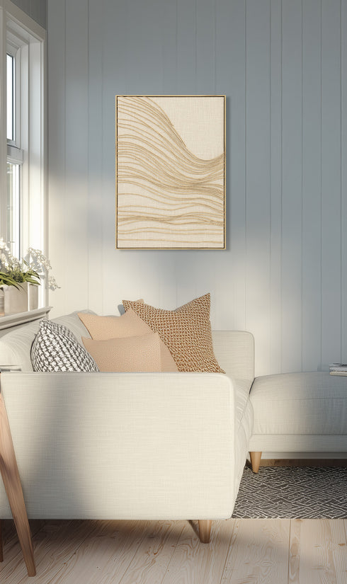 Nordic Vibes, Artwork, H70xW50xD2,8cm, Sand