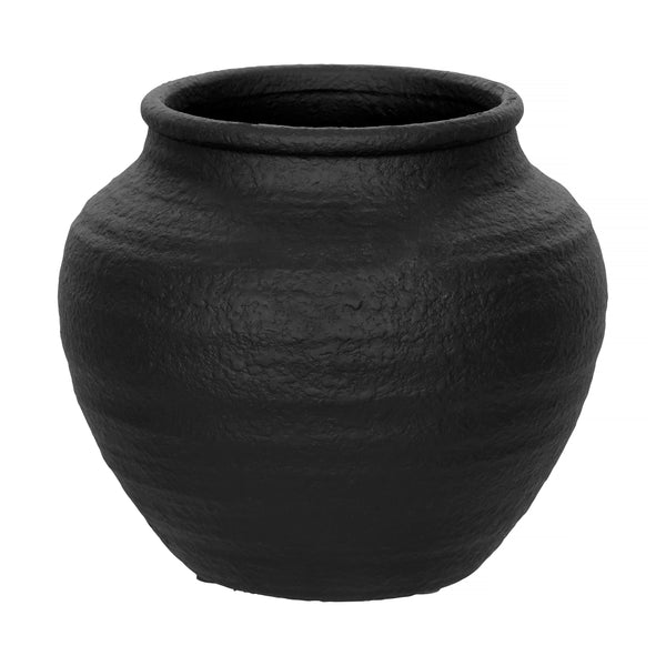 Crafted, Pot, dia20xH17,5cm, Black