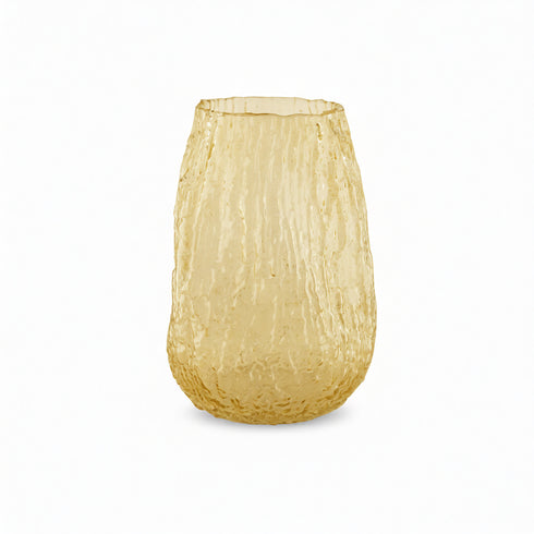 Lotus, Vase, dia20xH30cm, Brown